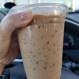 Vietnamese ice coffee ($3.25) for 1/4 coffee and 3/4 ice Vietnamese ice coffee ($3.25) for 1/4 coffee and 3/4 ice