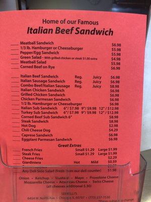 Menu photo 4 Serrelli's Finer Foods Chicago, IL Menu photo 4 Serrelli's Finer Foods Chicago, IL
