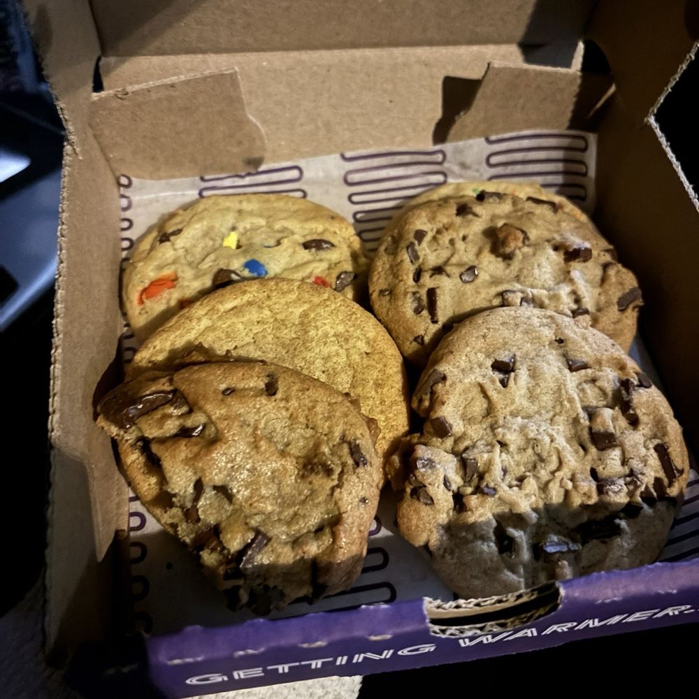 Insomnia Cookies - Chocolate Chunk, Classic with M&M'S, Snickerdoodle - Desserts Near Me - Phoenix, Arizona