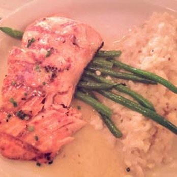 Garvan's Gastropub - The farm raised salmon that I was served at wild salmon pricing. - Gastropubs Near Me - New Paltz, New York
