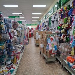 Dollar Tree Store 3077 - Aisle in Dollar Tree Cheney, WA Nov 2025. Not accessible for my mother in a wheelchair.