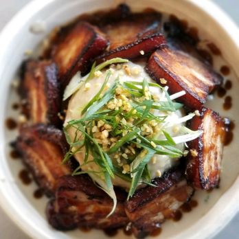Naruto Noodles - Cha shu bowl. Delicious braised pork belly and gravy. - Food Trucks Near Me - Koloa, Hawaii