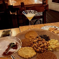 Ethiopian Veggie Combo for 1