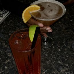 Ginger beer mocktail & side car Ginger beer mocktail & side car