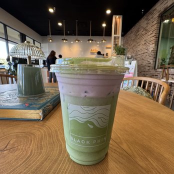 Black Phin - Ube cold foam  matcha - Coffee & Tea Near Me - Orlando, Florida