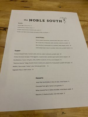 Menu photo 4 The Noble South Mobile, AL Menu photo 4 The Noble South Mobile, AL