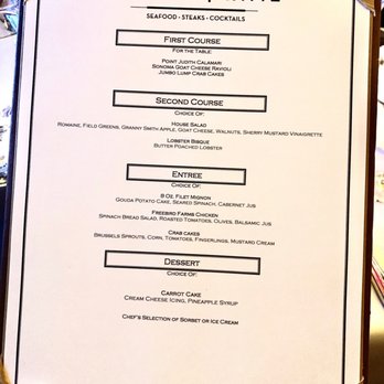 Ocean Prime - Menu - Seafood Near Me - Boston, Massachusetts