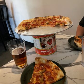 DOPO Pizza & Pasta - Pepperoni pizza, and an Italian beer - Pizza Near Me - Reno, Nevada