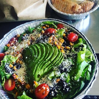 The Cuban - Black bean and corn salad with cherry tomatoes and cheese on bib lettuce- can definitely share for two people - Cuban Near Me - Bayside, New York The Cuban - Black bean and corn salad with cherry tomatoes and cheese on bib lettuce- can definitely share for two people - Cuban Near Me - Bayside, New York