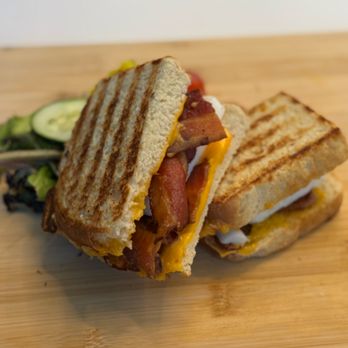 Blendz With Benefits - Bacon egg and cheese breakfast sandwich - Juice Bars & Smoothies Near Me - Crestview, Florida Blendz With Benefits - Bacon egg and cheese breakfast sandwich - Juice Bars & Smoothies Near Me - Crestview, Florida