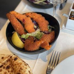 Ashiana - Tempura de crevette avec sa sauce mangue  gingembre  : un délice !