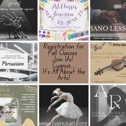 Cygnus Creative Arts Centre - Fall 2022 Programs