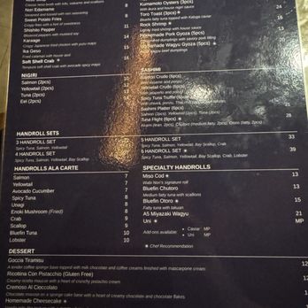 Wabi Nori - Food menu - Sushi Bars Near Me - Queens, New York