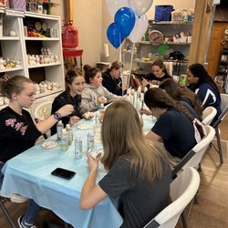 Claying Around - Birthday party pottery decorating