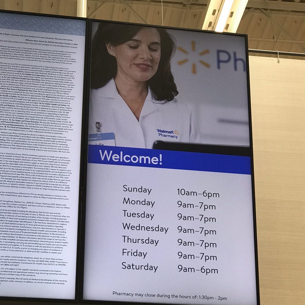 Walmart Pharmacy - Hours - Pharmacy Near Me - Cave Creek, Arizona Walmart Pharmacy - Hours - Pharmacy Near Me - Cave Creek, Arizona