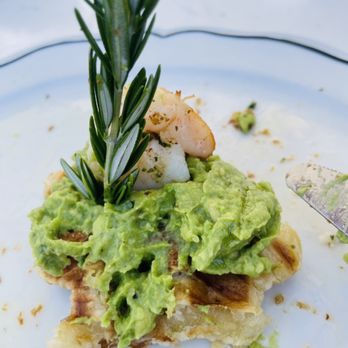 Sweet Maple - Avocado shrimp croffle. - Breakfast & Brunch Near Me - Cupertino, California