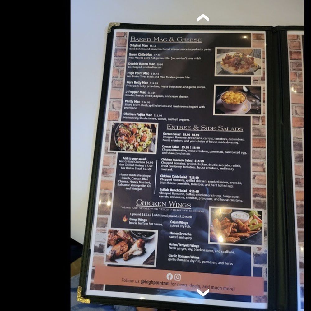 High Point Grill - Menu - Sandwiches Near Me - Albuquerque, New Mexico High Point Grill - Menu - Sandwiches Near Me - Albuquerque, New Mexico
