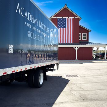 John Volken Academy Movers - One of our air-ride 26' box trucks used to transport your items safely. - Movers Near Me - North Salt Lake, Utah John Volken Academy Movers - One of our air-ride 26' box trucks used to transport your items safely. - Movers Near Me - North Salt Lake, Utah