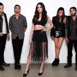 Marcari Salon - Hair and makeup for rock band Elana J and the Grinders by our stylist Gabriella