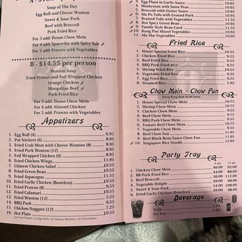 Ming Sing Chinese Restaurant - Updated menu prices as of 9/19/2022 - Chinese Near Me - Lodi, California