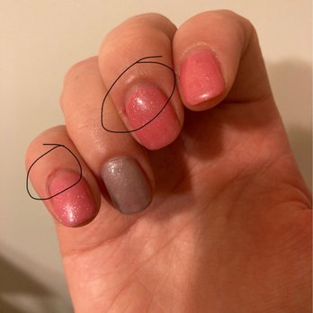 Charming Lounge Nails Spa - Cuticles cut and bad way of putting polish - Nail Salons Near Me - Cockeysville, Maryland Charming Lounge Nails Spa - Cuticles cut and bad way of putting polish - Nail Salons Near Me - Cockeysville, Maryland