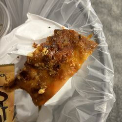 Lucy's Pizza - The bottom layer of my lasagna