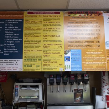 Sunrise Deli - menus and prices on the wall - Delis Near Me - San Diego, California Sunrise Deli - menus and prices on the wall - Delis Near Me - San Diego, California