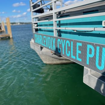 Charlevoix Cycle Pub - the name of the boat - Boat Tours Near Me - Charlevoix, Michigan