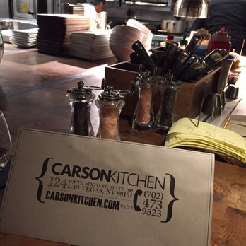 Carson Kitchen - Our view into the kitchen - New American Near Me - Las Vegas, Nevada Carson Kitchen - Our view into the kitchen - New American Near Me - Las Vegas, Nevada