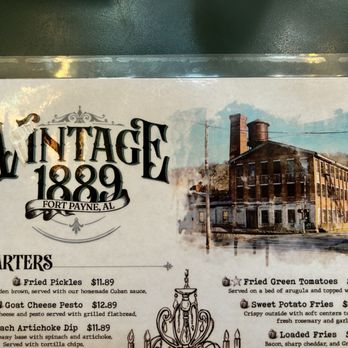Vintage 1889 - View of the restaurant in its previous life. Interesting! - New American Near Me - Fort Payne, Alabama Vintage 1889 - View of the restaurant in its previous life. Interesting! - New American Near Me - Fort Payne, Alabama