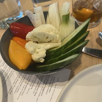 Ezov - Veggies for the hummus - Middle Eastern Near Me - Austin, Texas
