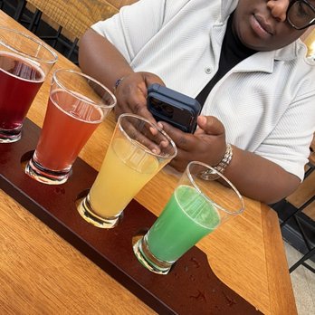 Ruby Slipper Marigny - Mimosa flight - Breakfast & Brunch Near Me - New Orleans, Louisiana Ruby Slipper Marigny - Mimosa flight - Breakfast & Brunch Near Me - New Orleans, Louisiana