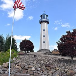 Lighthouse Island - Walkway up to the Lighthouse at Lighthouse Island