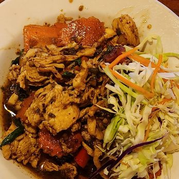 Little Thai Restaurant - Spicy chili garlic and basil sauce with chicken - Thai Near Me - Seattle, Washington Little Thai Restaurant - Spicy chili garlic and basil sauce with chicken - Thai Near Me - Seattle, Washington