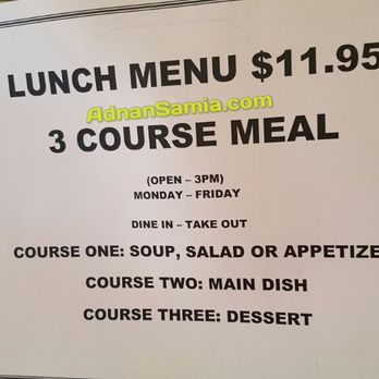 Turkish Cuisine - Lunch special - Turkish Near Me - White Plains, New York