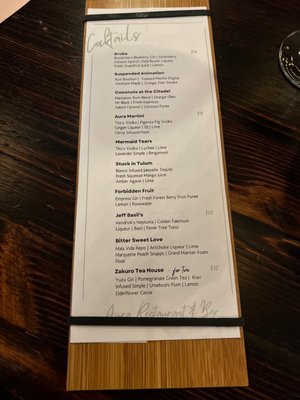Menu photo 5 Aura Restaurant & Bar Hackensack, NJ
