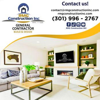 RMG Construction - Transform your living room into a modern, comfortable, and functional space.
Contact us
(301) 996-2767
contact@rmgconstructioninc.com - General Contractors Near Me - Rockville, Maryland RMG Construction - Transform your living room into a modern, comfortable, and functional space.
Contact us
(301) 996-2767
contact@rmgconstructioninc.com - General Contractors Near Me - Rockville, Maryland