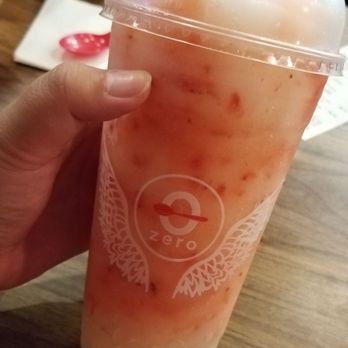 Zero Degrees - Yummmmm Pink Lychee with Coconut Lychee Jelly - Bubble Tea Near Me - Orlando, Florida Zero Degrees - Yummmmm Pink Lychee with Coconut Lychee Jelly - Bubble Tea Near Me - Orlando, Florida