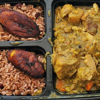Sweet Fingers - Curry chicken and peas and rice. - Caribbean Near Me - Oakland, California