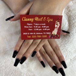 Classy Nails And Spa - My nails, Tila did amazing and works super fast!! Love it and 100% recommend!!