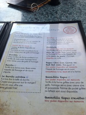 Menu photo 4 Bistro Mexicana 129 Gatineau, QC Menu photo 4 Bistro Mexicana 129 Gatineau, QC