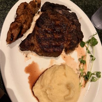 Twin Springs Supper Club - Waygu steak and garlic mashed potatoes - Steakhouses Near Me - Decorah, Iowa