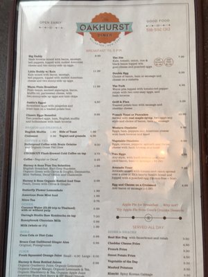 Menu photo 5 Oakhurst Diner Millerton, NY Menu photo 5 Oakhurst Diner Millerton, NY