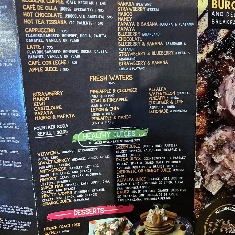 D' Nuez - Menu - New Mexican Cuisine Near Me - Chicago, Illinois D' Nuez - Menu - New Mexican Cuisine Near Me - Chicago, Illinois