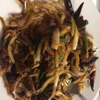 Fu Kee Restaurant - Trying something new at Fu Kee, I usually get the dumplings too.  This is Mongolian Beef; spicy! - Chinese Near Me - San Jose, California