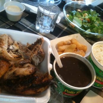 Pollo Tropical - Rice beans chicken and fried yucca family meal! - Latin American Near Me - Orlando, Florida