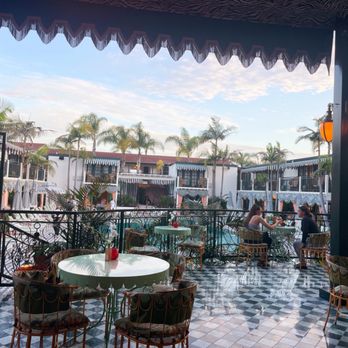 Pool Bar - Lafayette Hotel - Lovely deck for drinks or a bite to eat - Lounges Near Me - San Diego, California