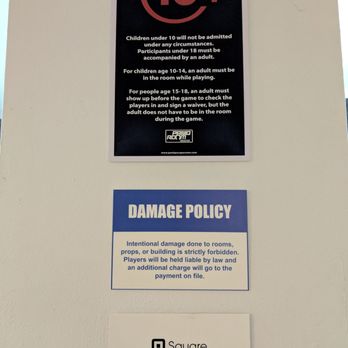 PanIQ Escape Room - Policies posted - Escape Games Near Me - Houston, Texas PanIQ Escape Room - Policies posted - Escape Games Near Me - Houston, Texas