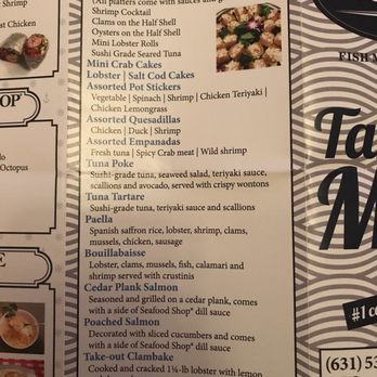 The Seafood Shop - Menu Summer 2018 - Seafood Markets Near Me - Wainscott, New York The Seafood Shop - Menu Summer 2018 - Seafood Markets Near Me - Wainscott, New York