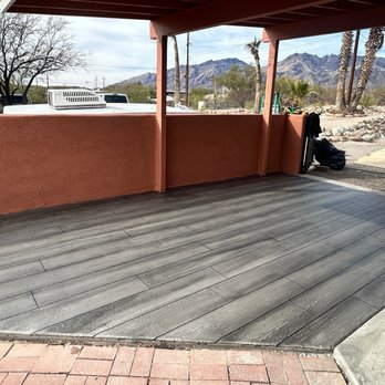 The Hard Deck - Carport with wood tile - Flooring Near Me The Hard Deck - Carport with wood tile - Flooring Near Me